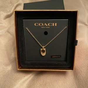 Coach Necklace Gold